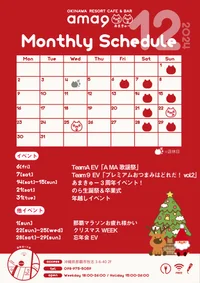 🌺2024年12月月間スケジュール🌺 の画像1
